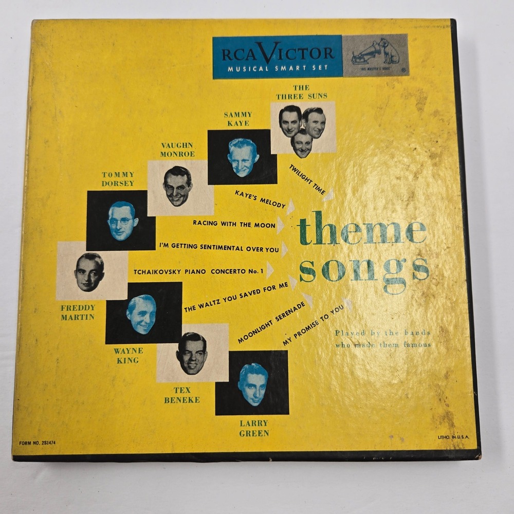 RCA Victor Theme Songs Box Set 45 RPM 7" Vinyl Records Various Artists
